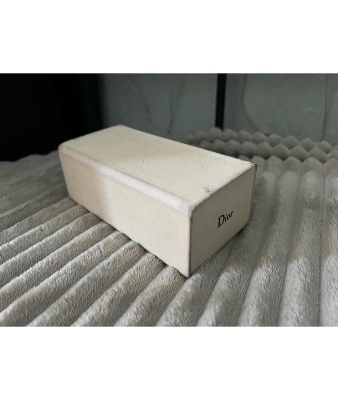 CHRISTIAN DIOR Черные пластиковые солнцезащитные очки, фото 4