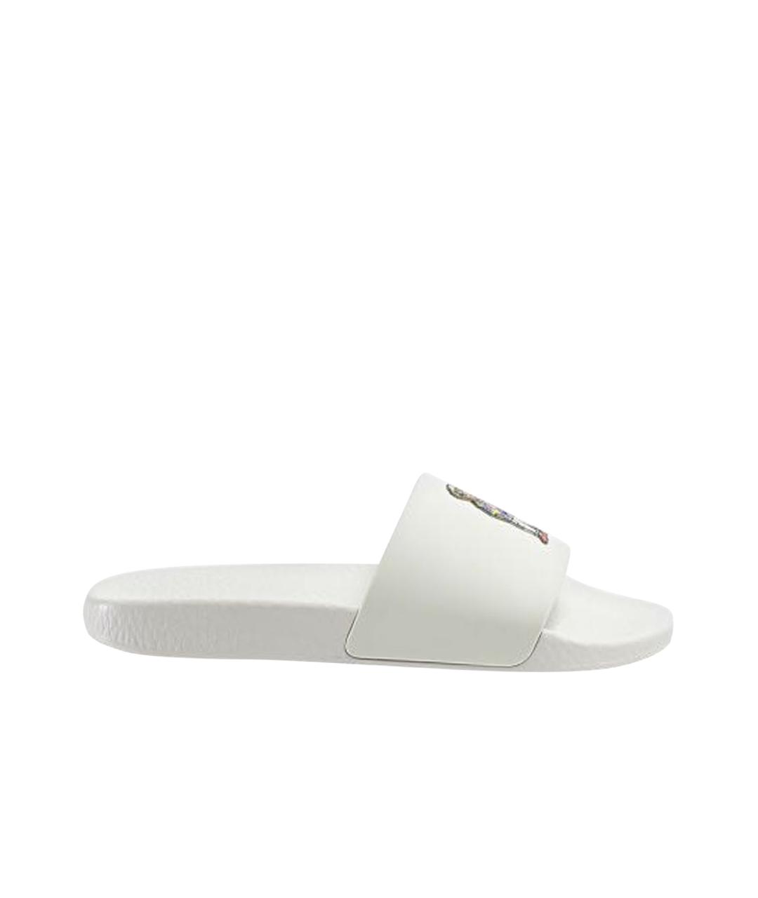 POLO RALPH LAUREN Белые шлепанцы, фото 1