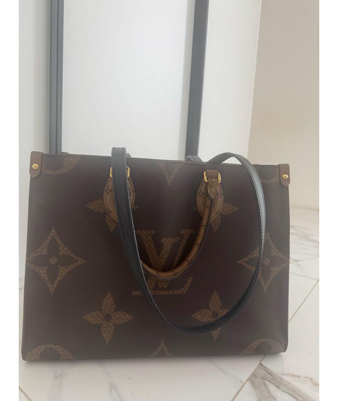 LOUIS VUITTON Коричневая сумка тоут, фото 2