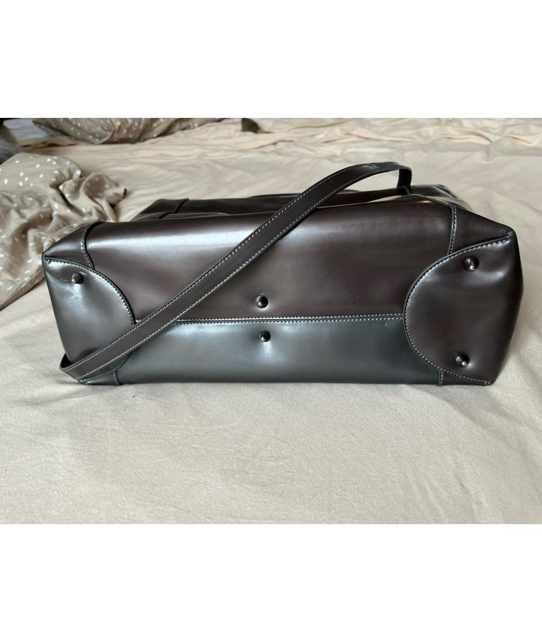 CHRISTIAN DIOR Серая сумка с короткими ручками, фото 8