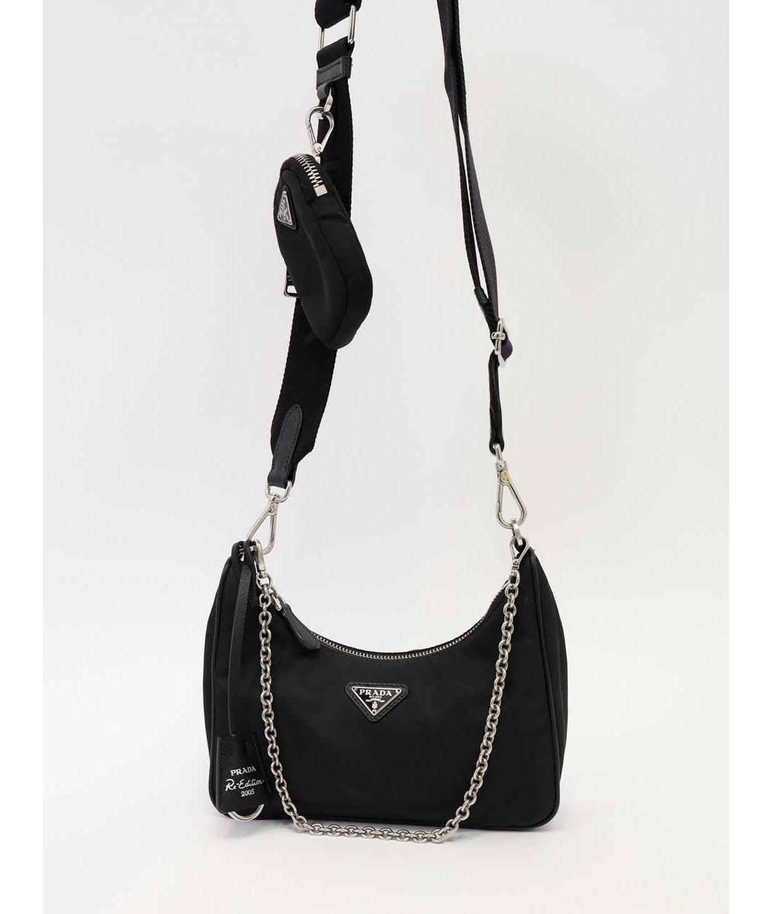 PRADA Черная сумка через плечо, фото 2