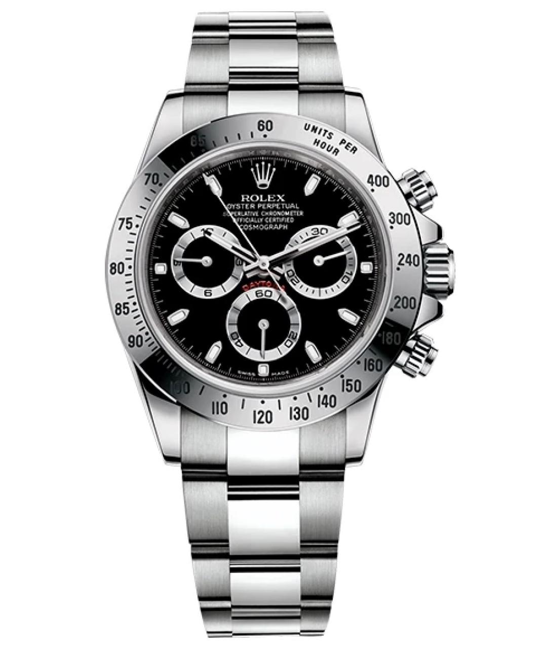 ROLEX Серебряные металлические часы, фото 1