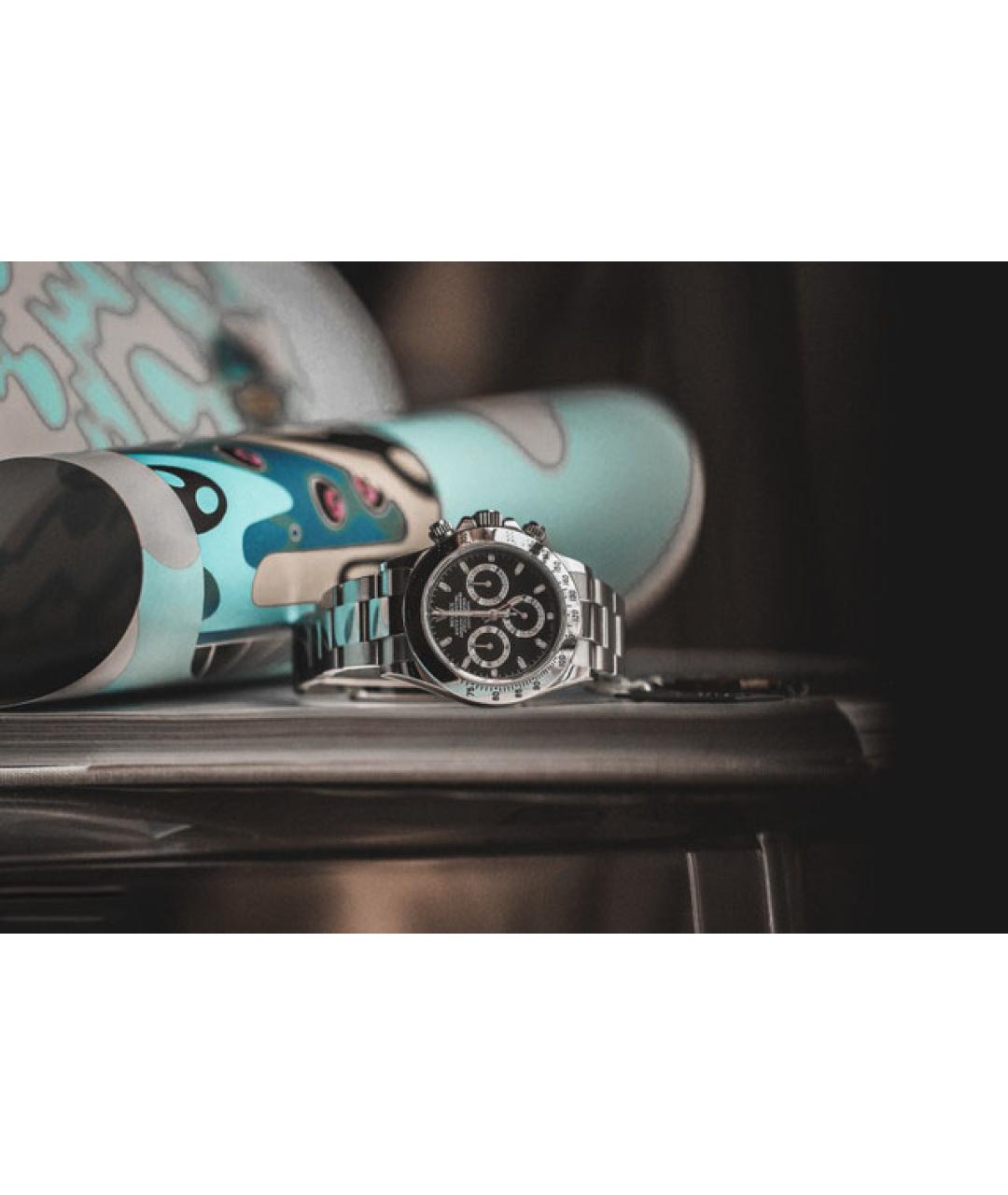 ROLEX Серебряные металлические часы, фото 4