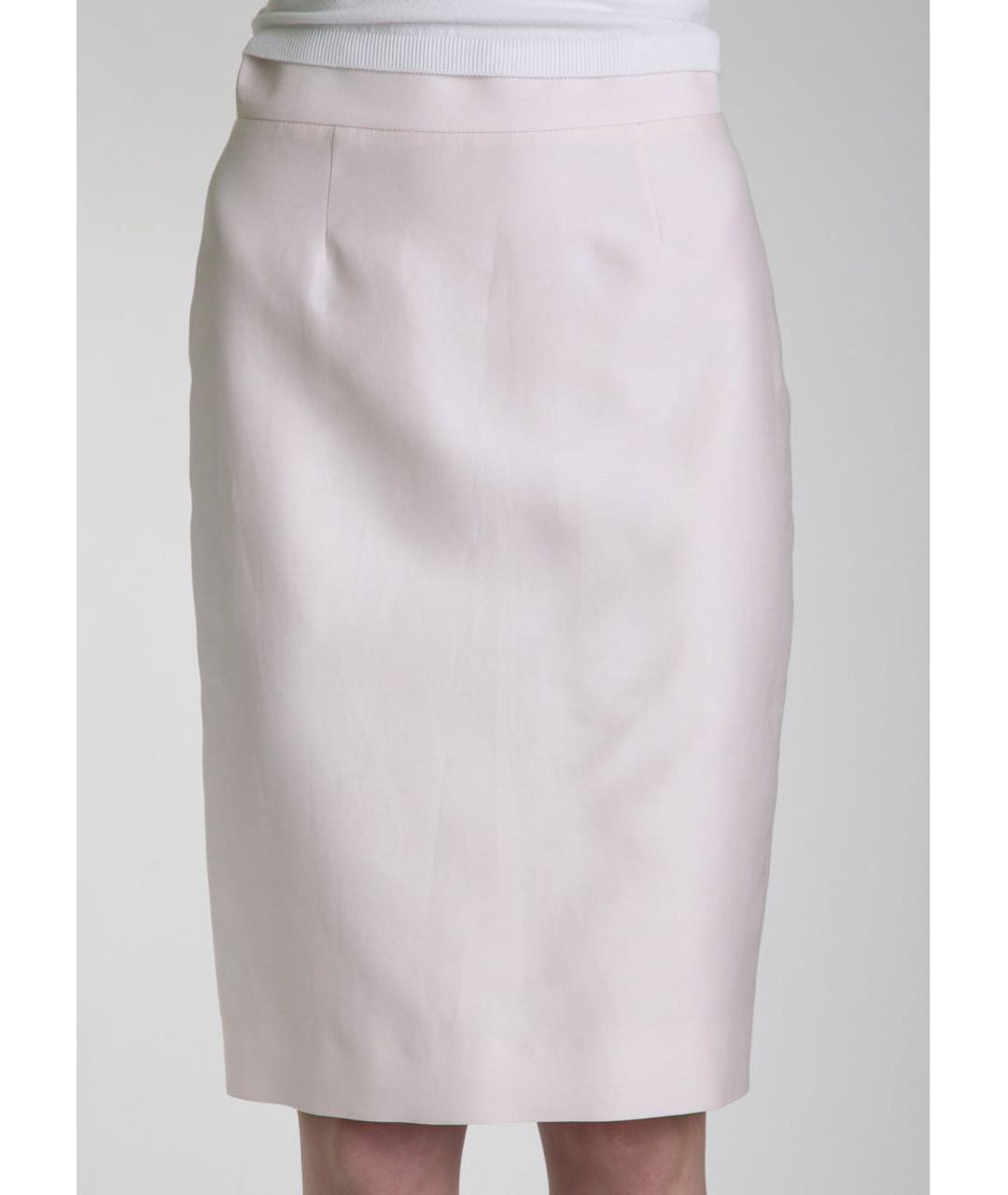 VALENTINO Розовая хлопковая юбка миди, фото 3