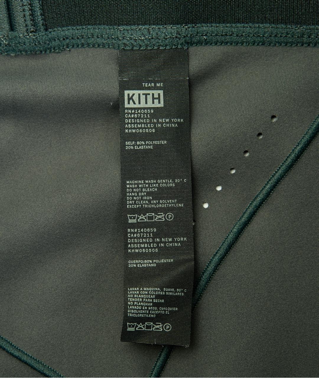 KITH Хаки полиэстеровые шорты, фото 5