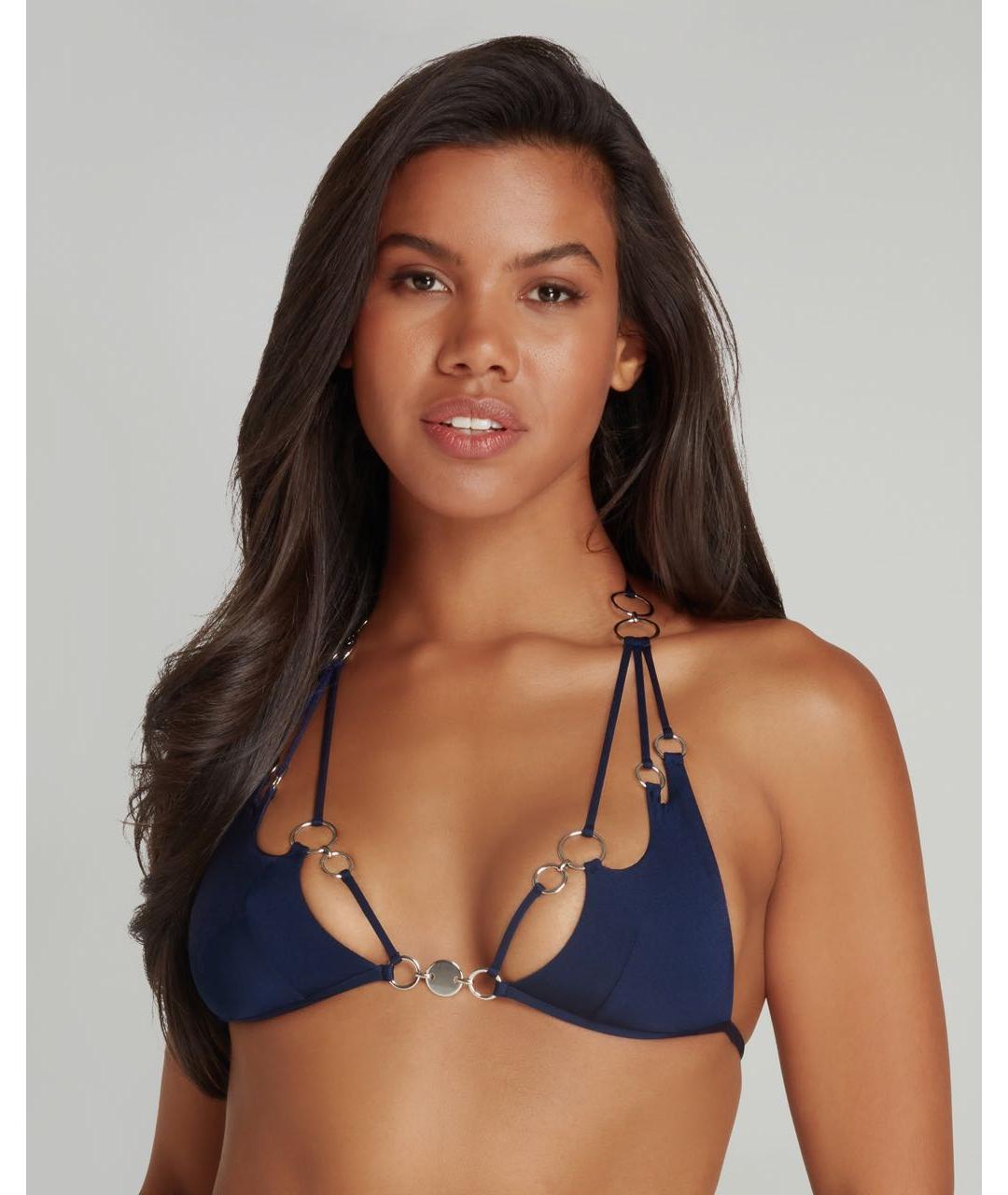 AGENT PROVOCATEUR Темно-синий полиамидовый купальник, фото 6