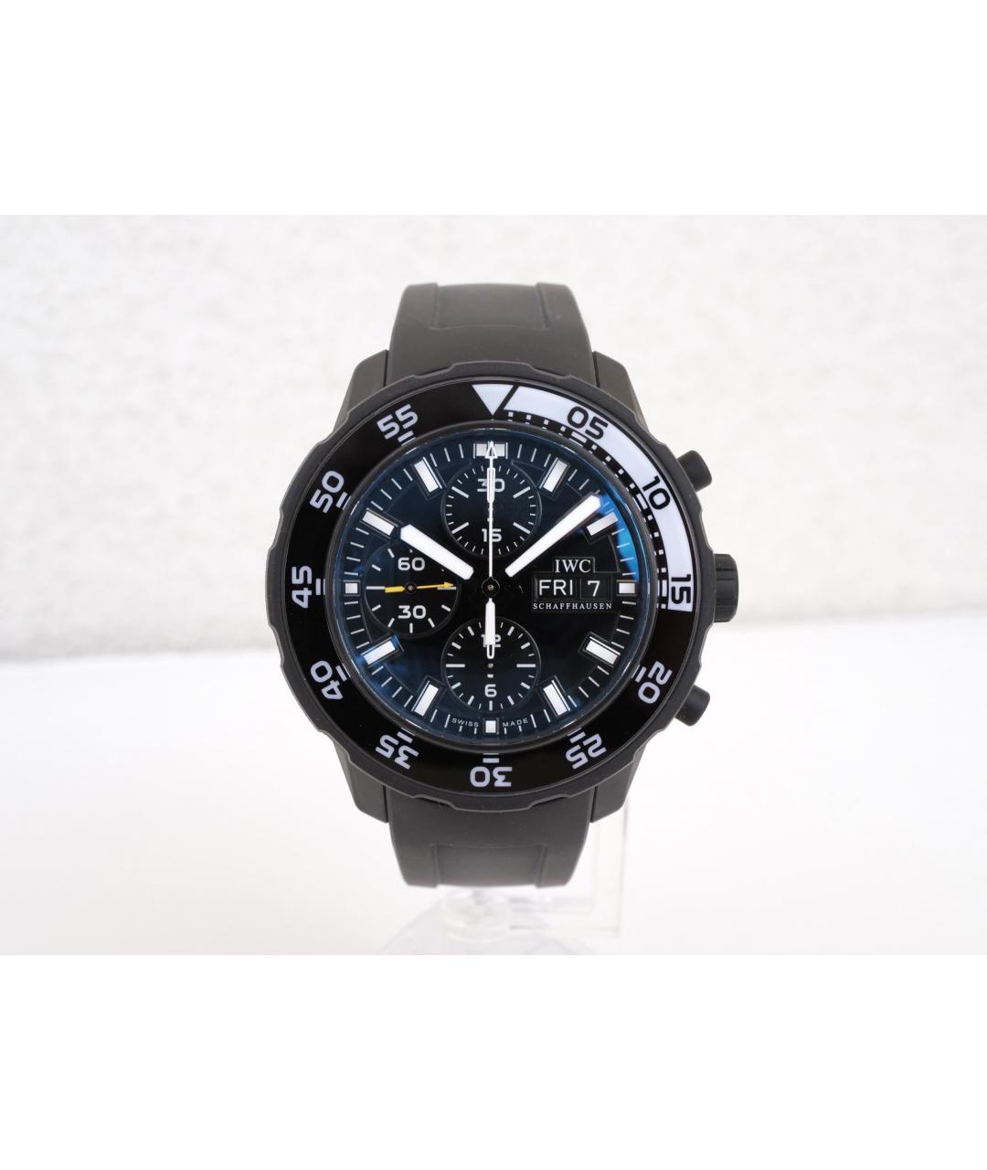 IWC Черные металлические часы, фото 2