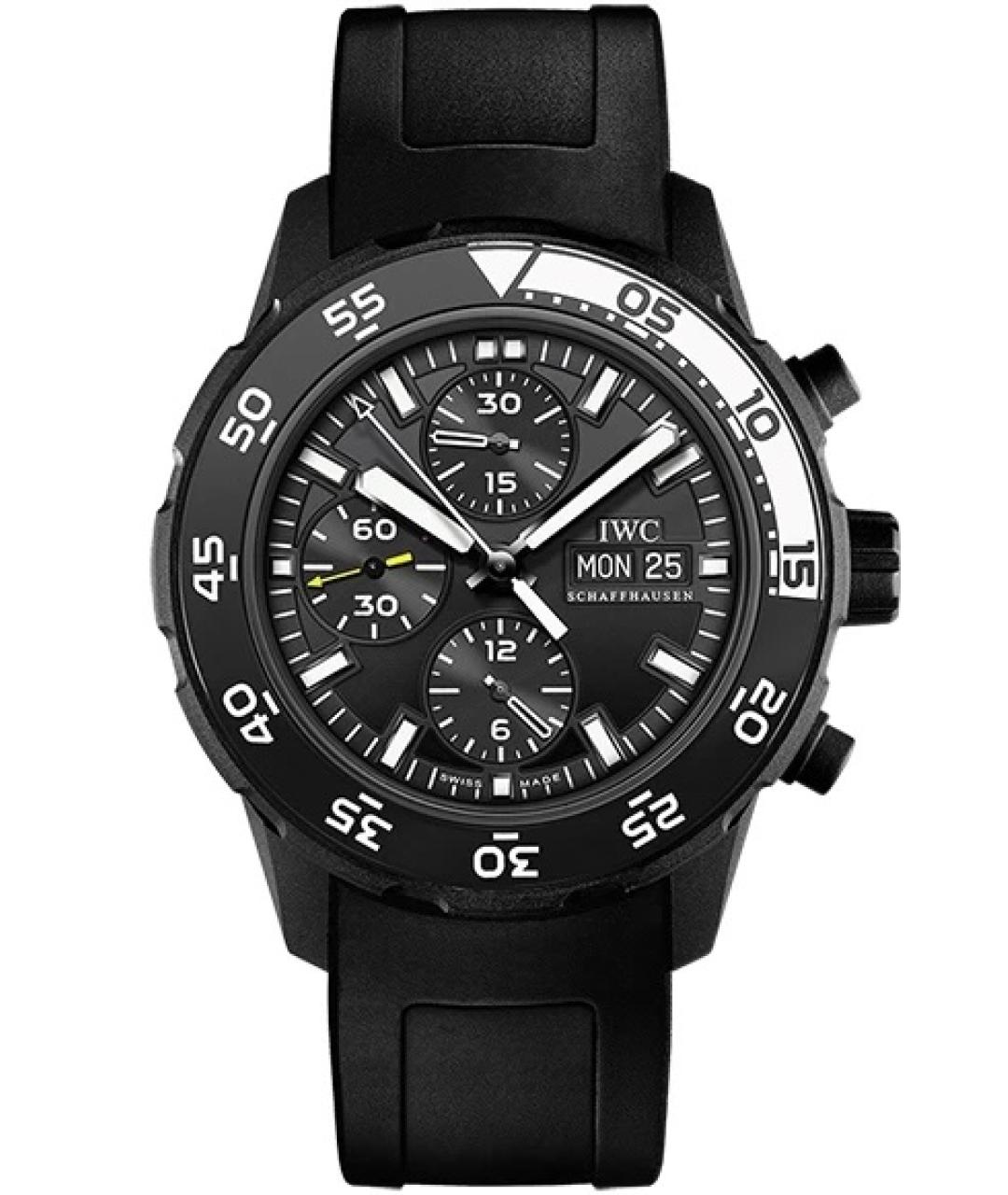 IWC Черные металлические часы, фото 1