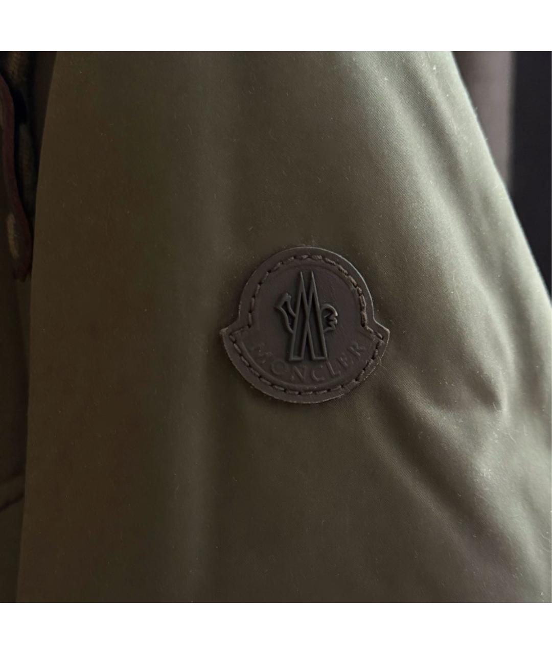 MONCLER Хаки пуховик, фото 3