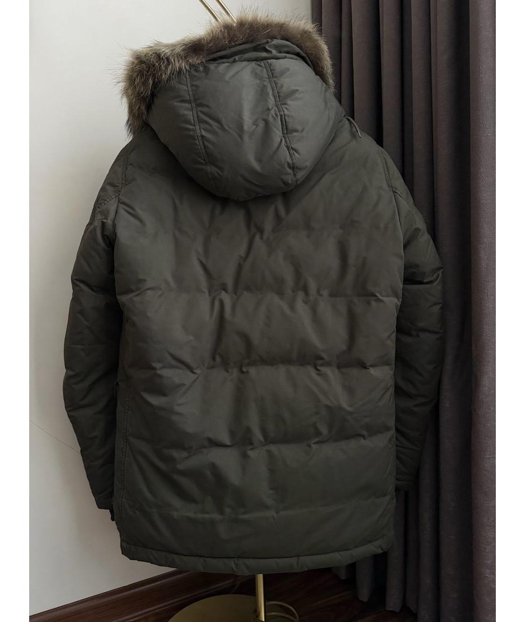 MONCLER Хаки пуховик, фото 2