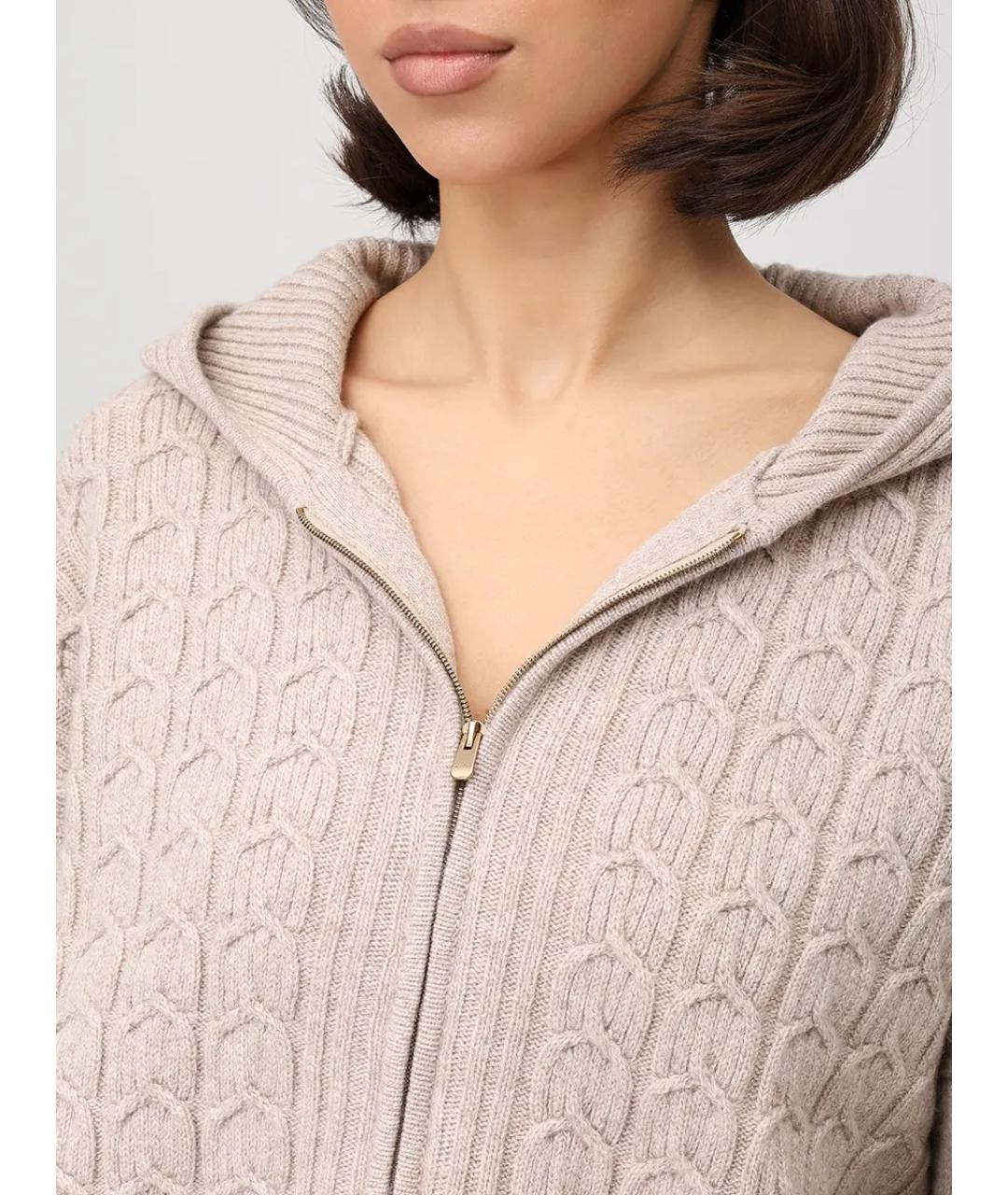 AGNONA Бежевый кашемировый костюм с брюками, фото 4