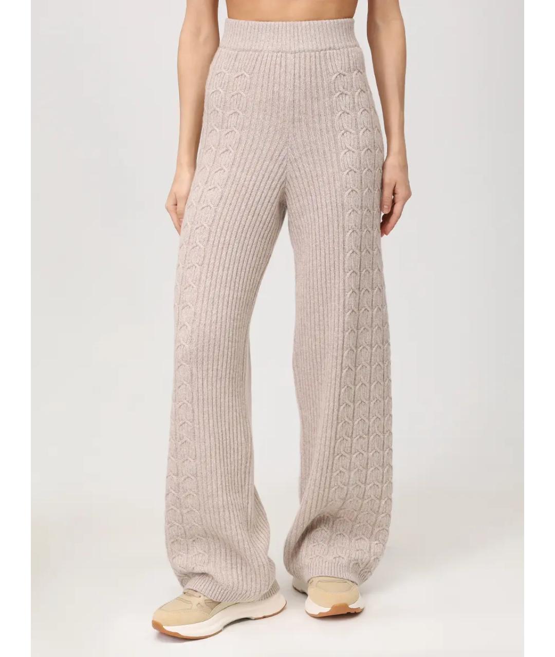 AGNONA Бежевый кашемировый костюм с брюками, фото 7