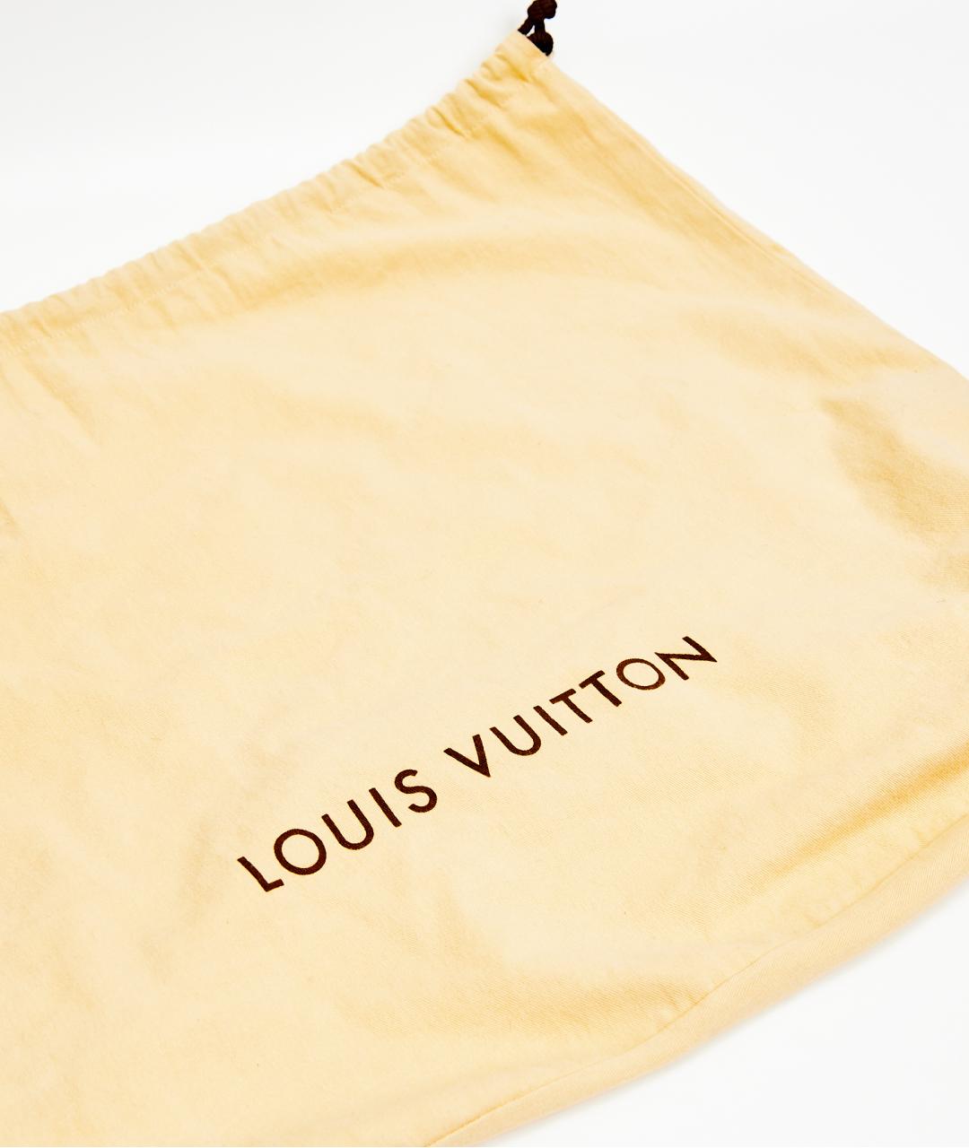 LOUIS VUITTON Коричневая кожаная дорожная/спортивная сумка, фото 7