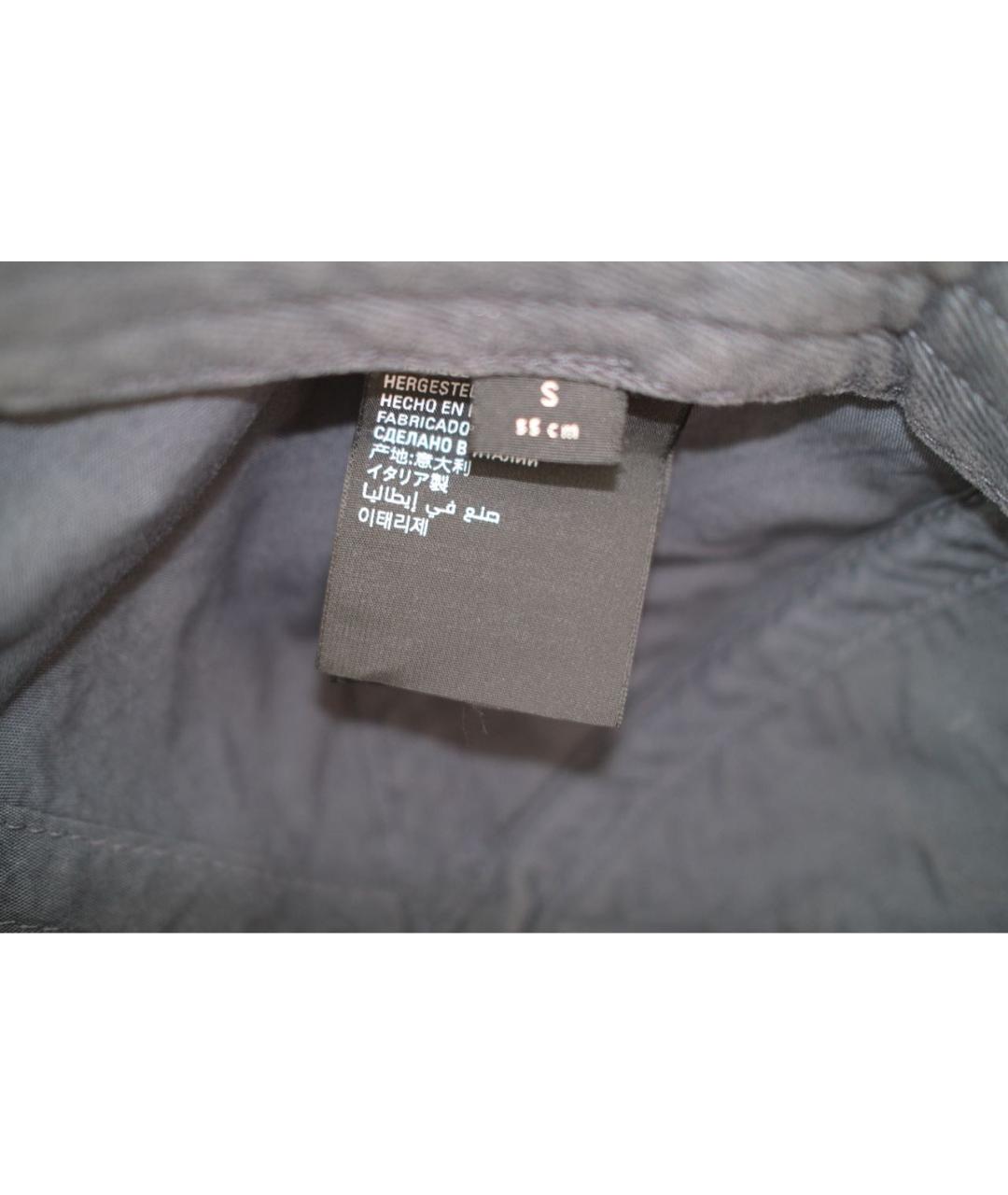 BALENCIAGA Темно-синяя хлопковая кепка, фото 6