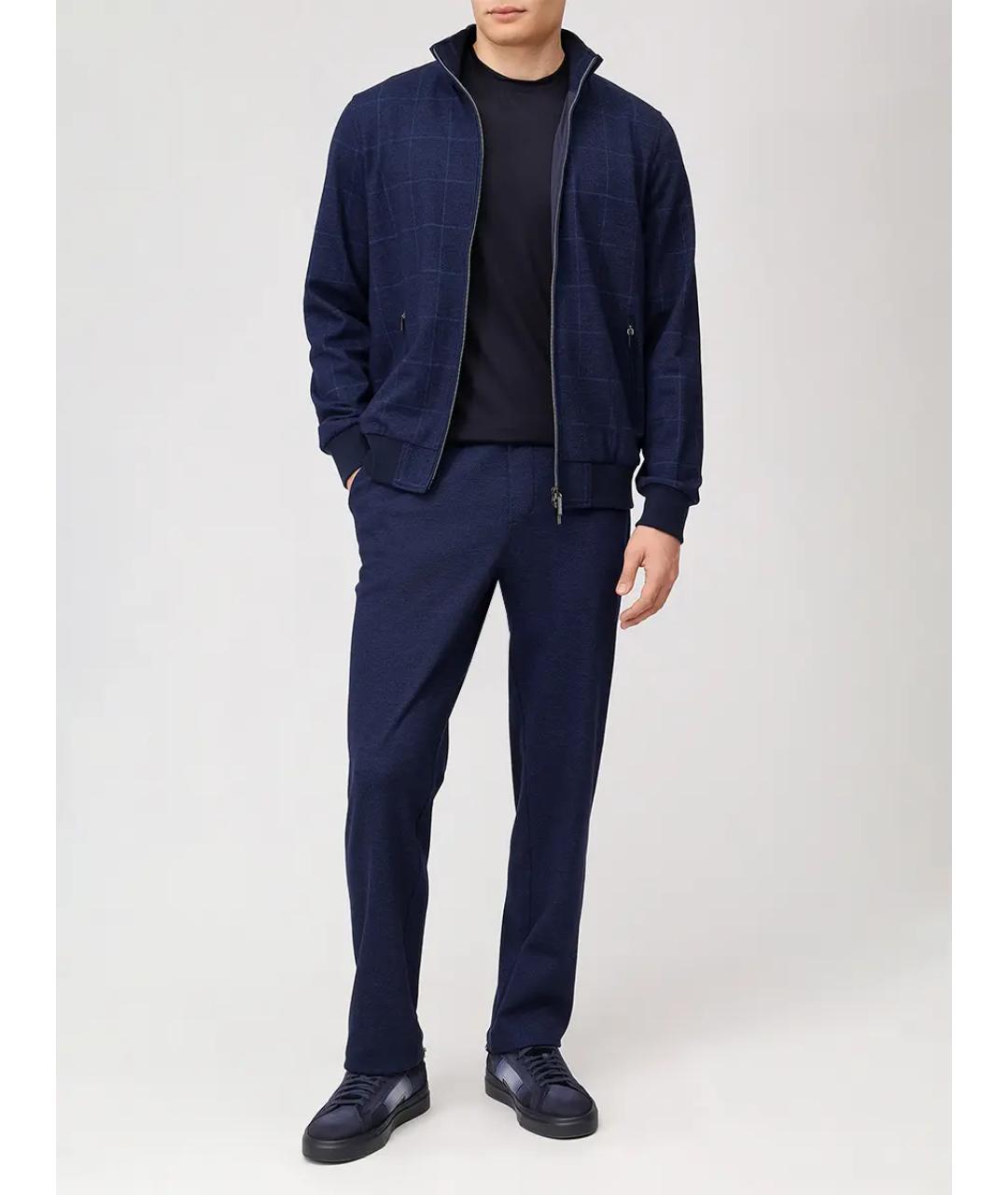 CAPOBIANCO Синий повседневный костюм, фото 2