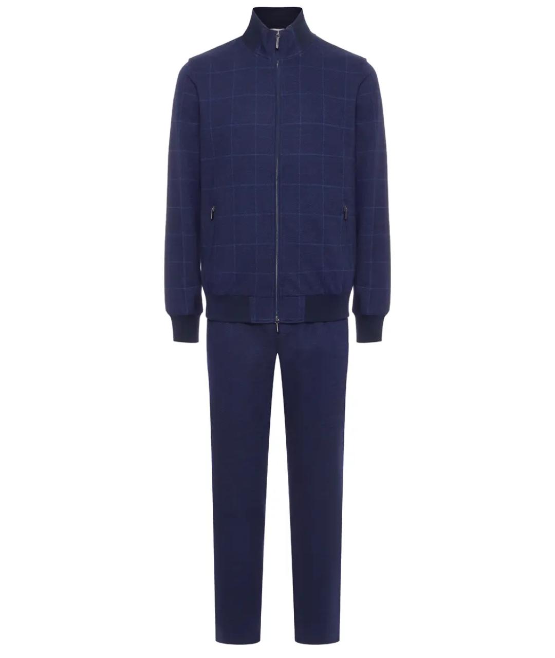 CAPOBIANCO Синий повседневный костюм, фото 1