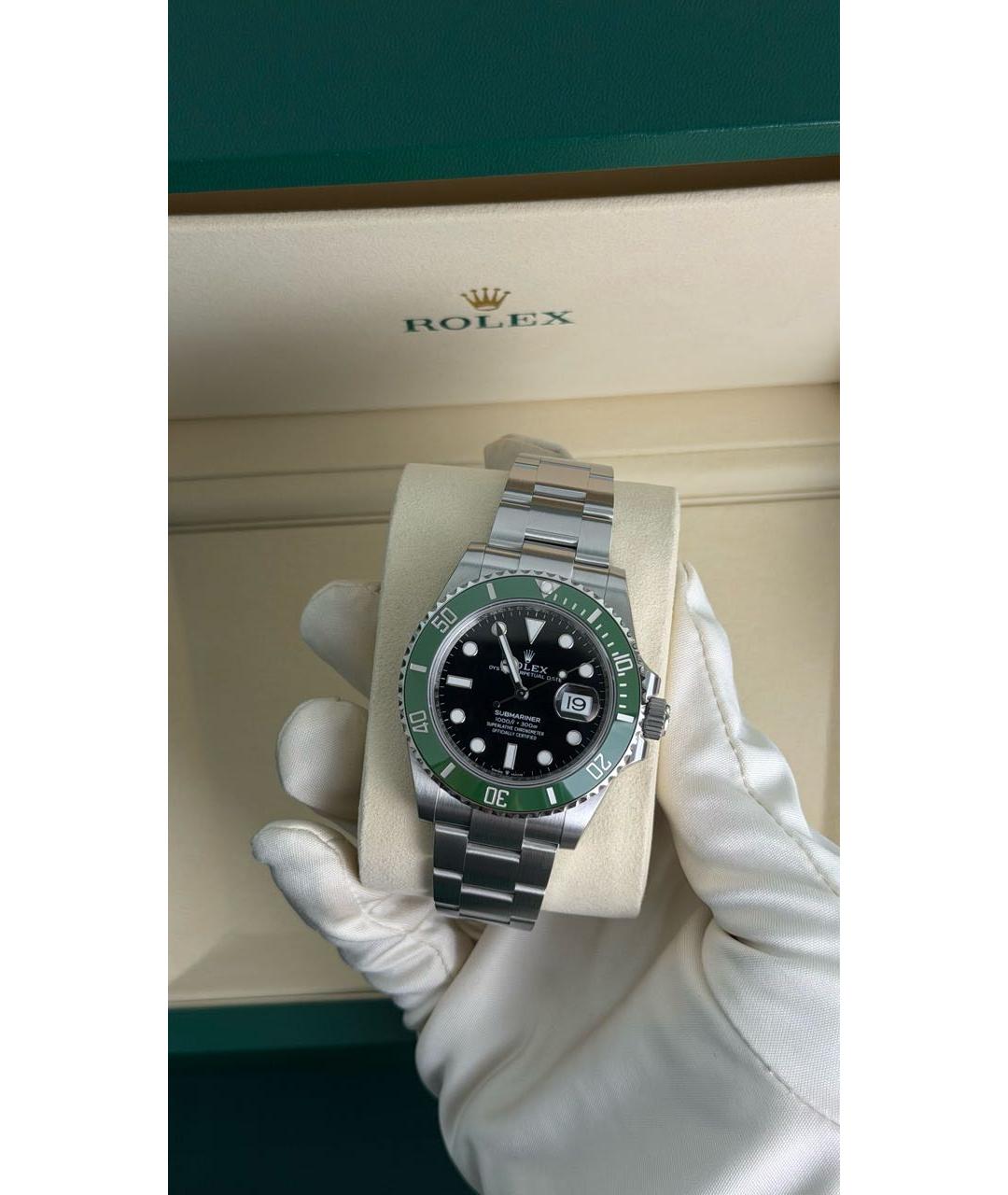 ROLEX Черные часы, фото 4