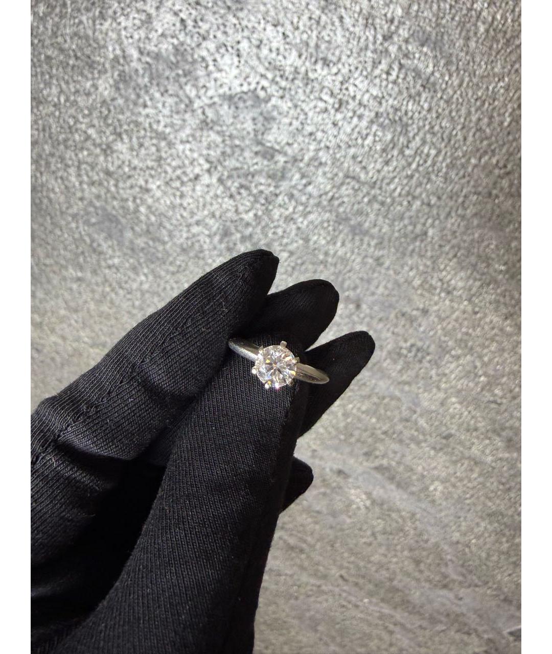 TIFFANY&CO Белое платиновое кольцо, фото 4