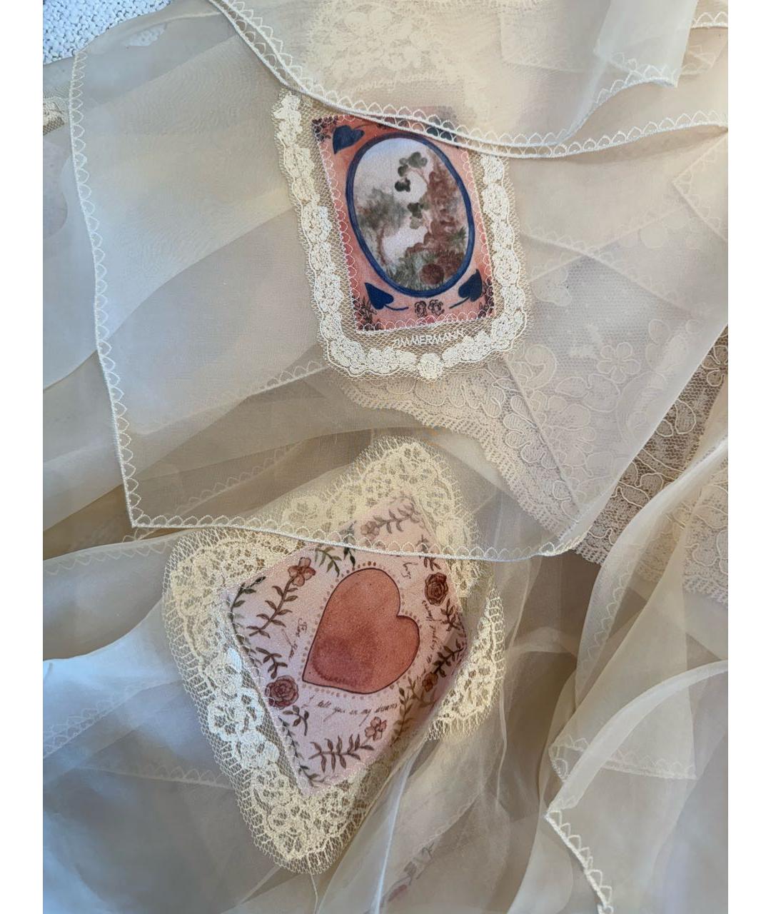 ZIMMERMANN Желтое шифоновое коктейльное платье, фото 6