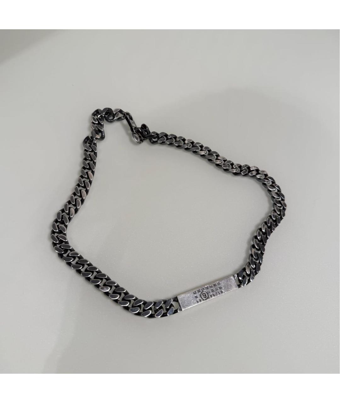 MM6 MAISON MARGIELA Серебряное латунное колье, фото 6