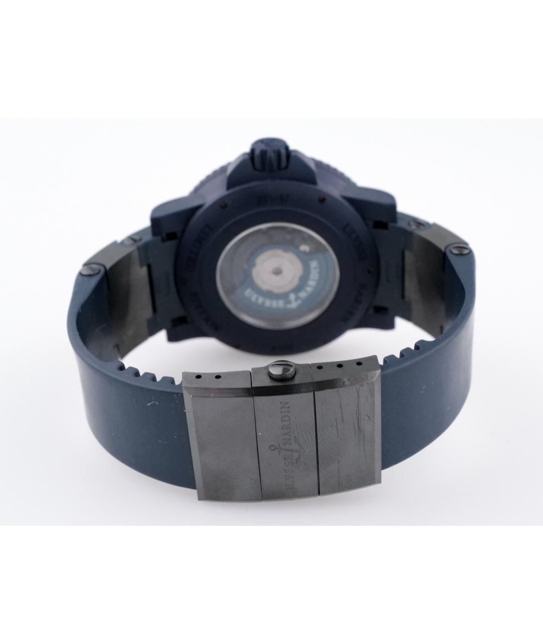 Ulysse Nardin Синие стальные часы, фото 3