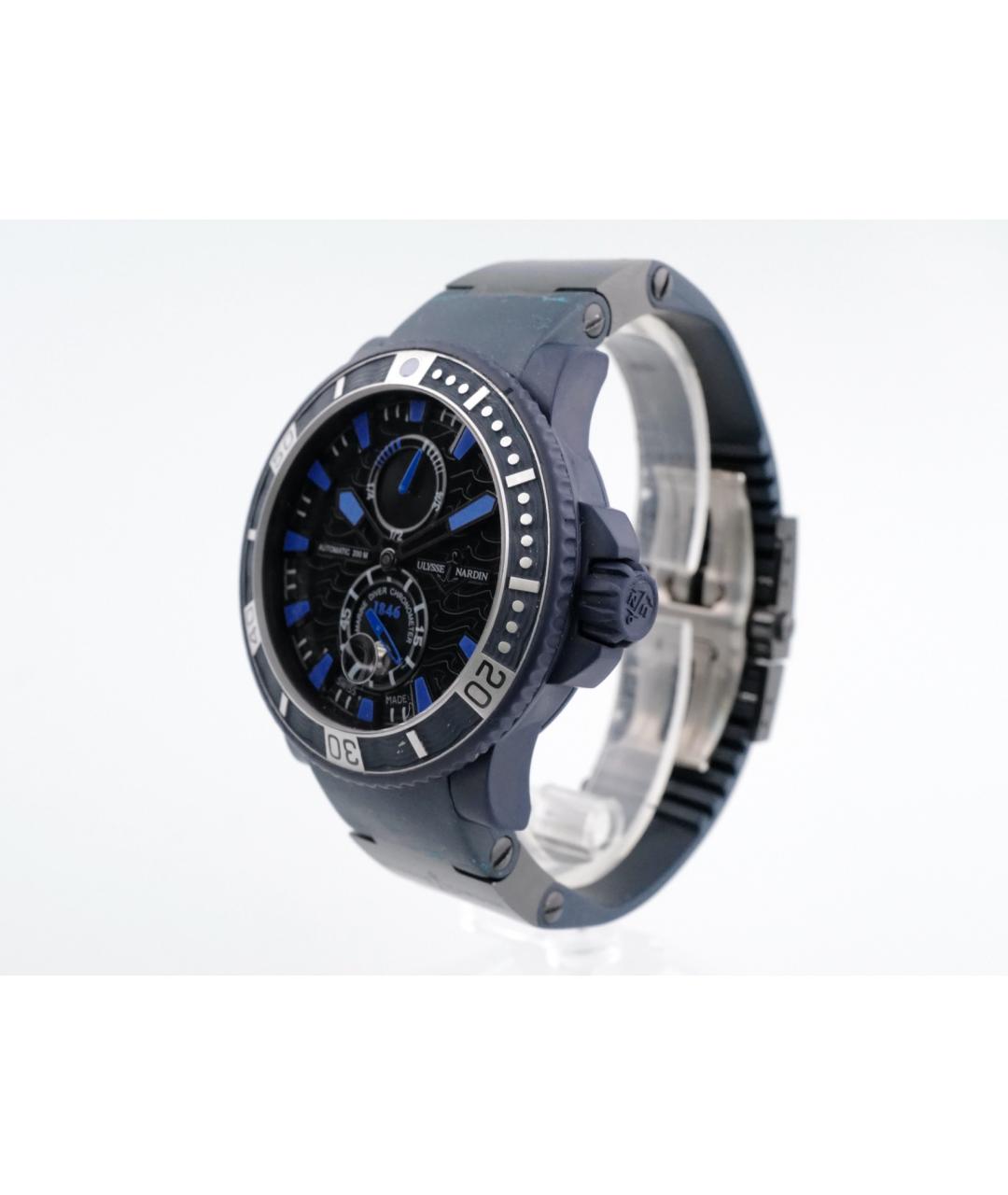 Ulysse Nardin Синие стальные часы, фото 2