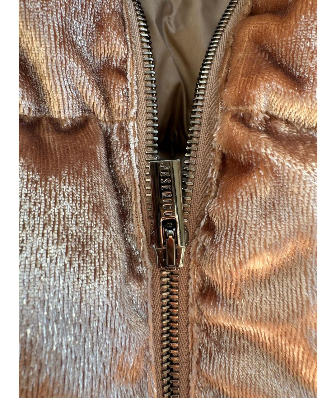 PESERICO Золотой кашемировый жилет, фото 6