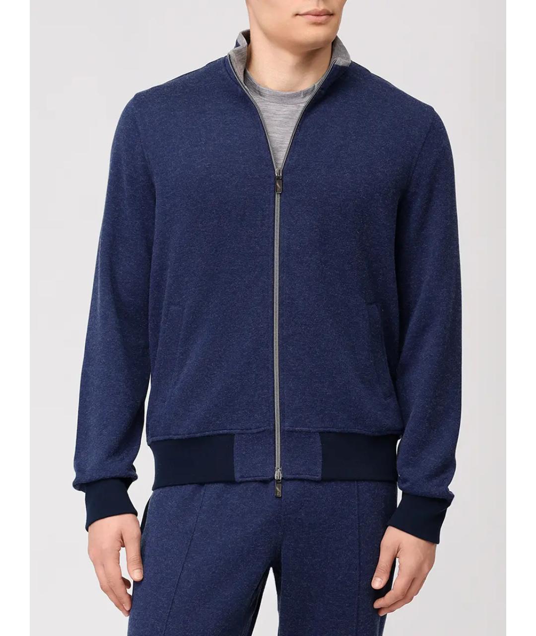 CAPOBIANCO Синий повседневный костюм, фото 2