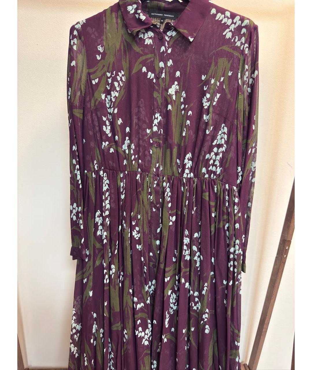 ALEXANDER TEREKHOV Фиолетовое повседневное платье, фото 3