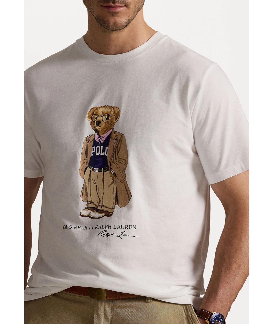 POLO RALPH LAUREN Белая хлопковая футболка, фото 4