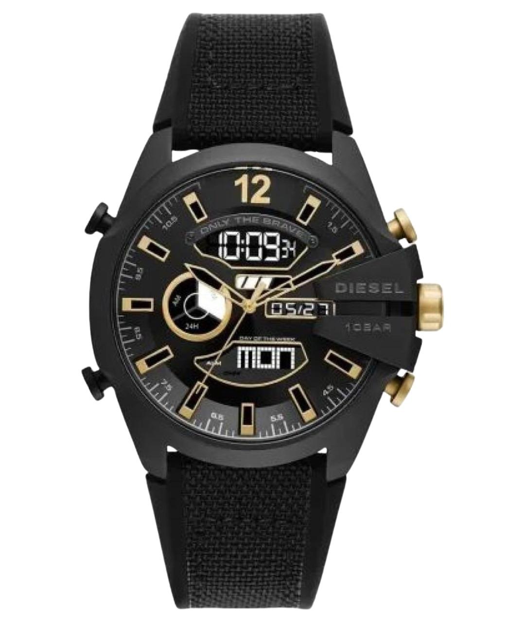 DIESEL Черные стальные часы, фото 1
