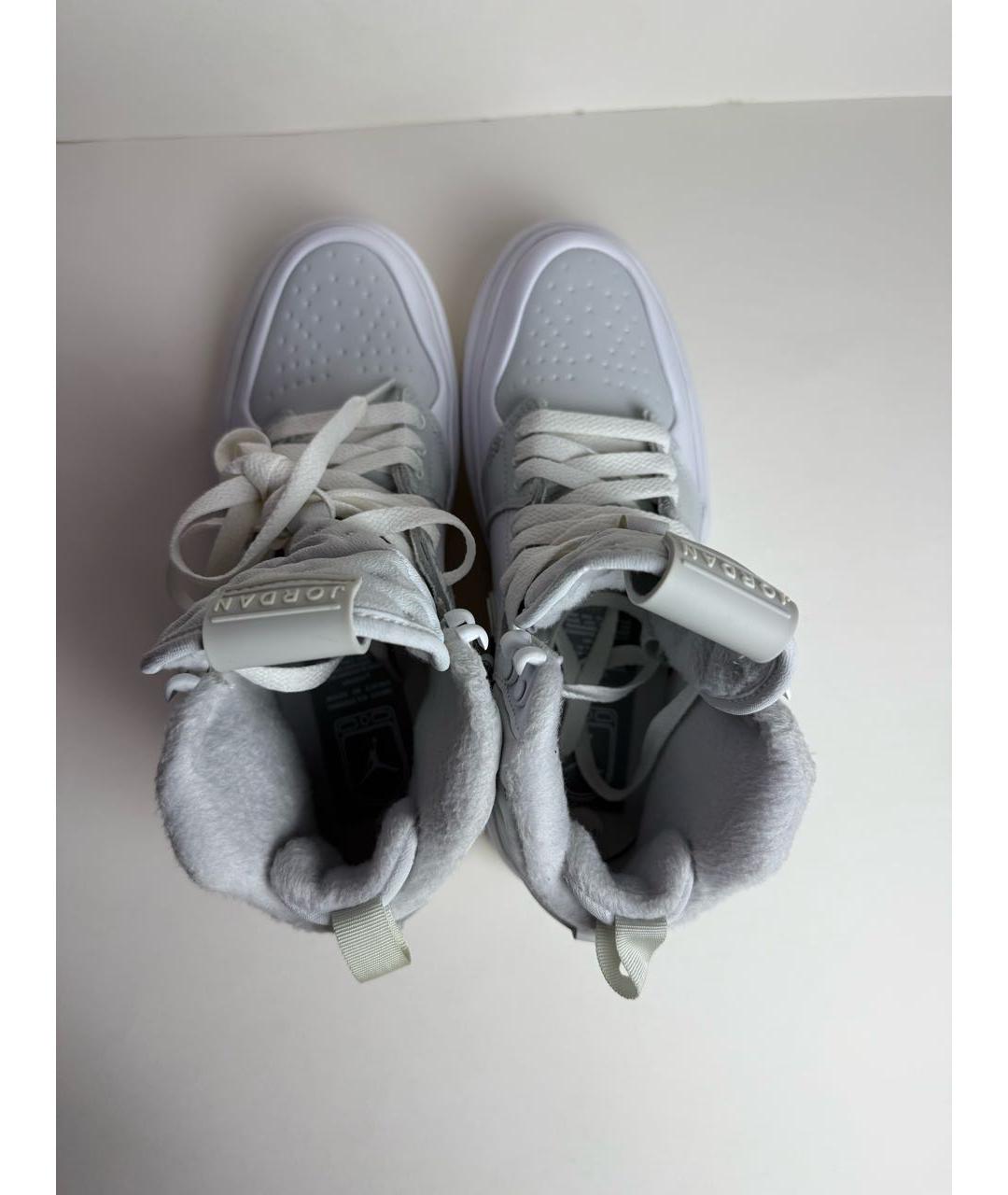 JORDAN Серые кожаные кроссовки, фото 3