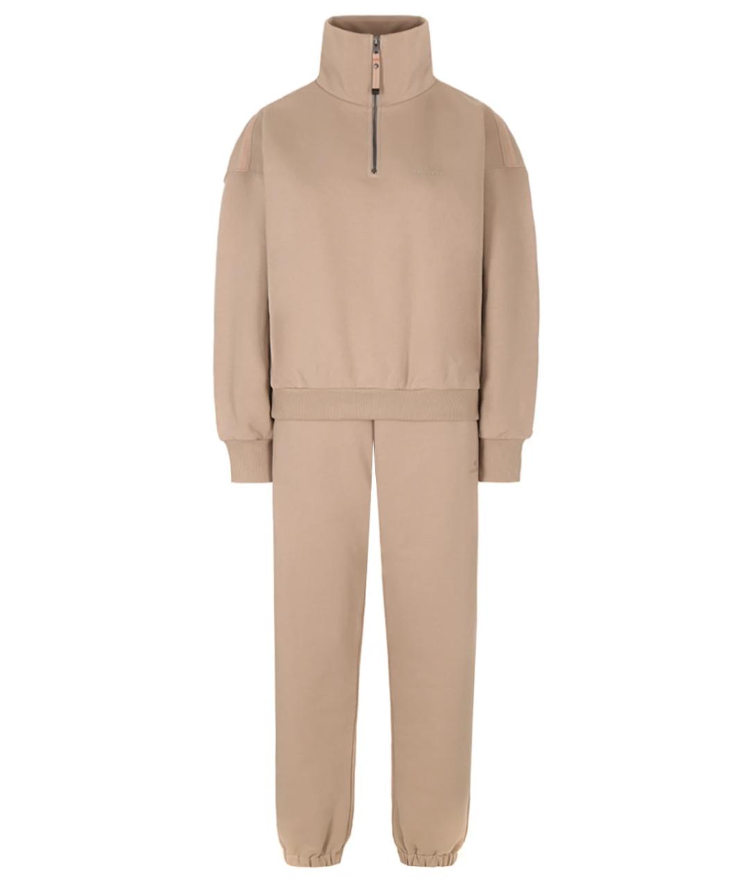 PARAJUMPERS Бежевый хлопковый костюм с брюками, фото 1