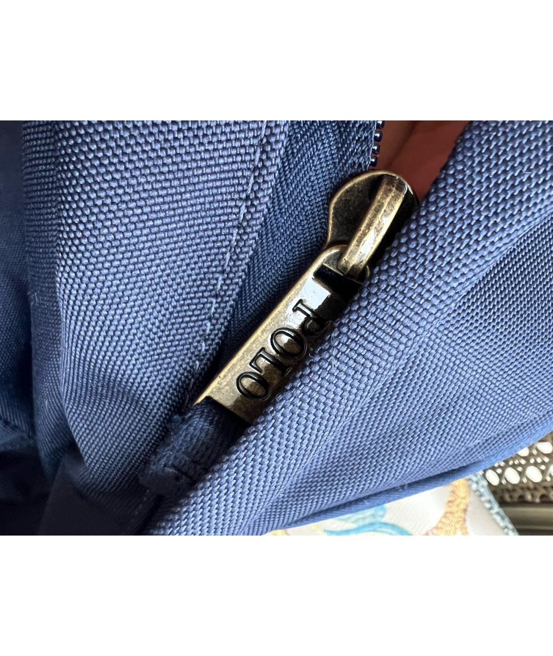 POLO RALPH LAUREN Темно-синий тканевый рюкзак, фото 6