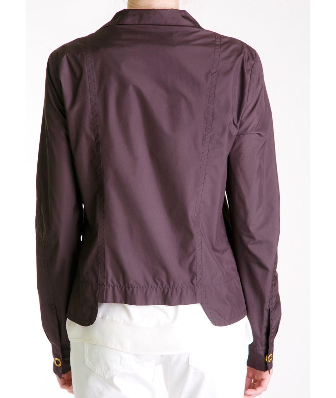 VERSUS VERSACE Бордовый полиамидовый тренч/плащ, фото 4