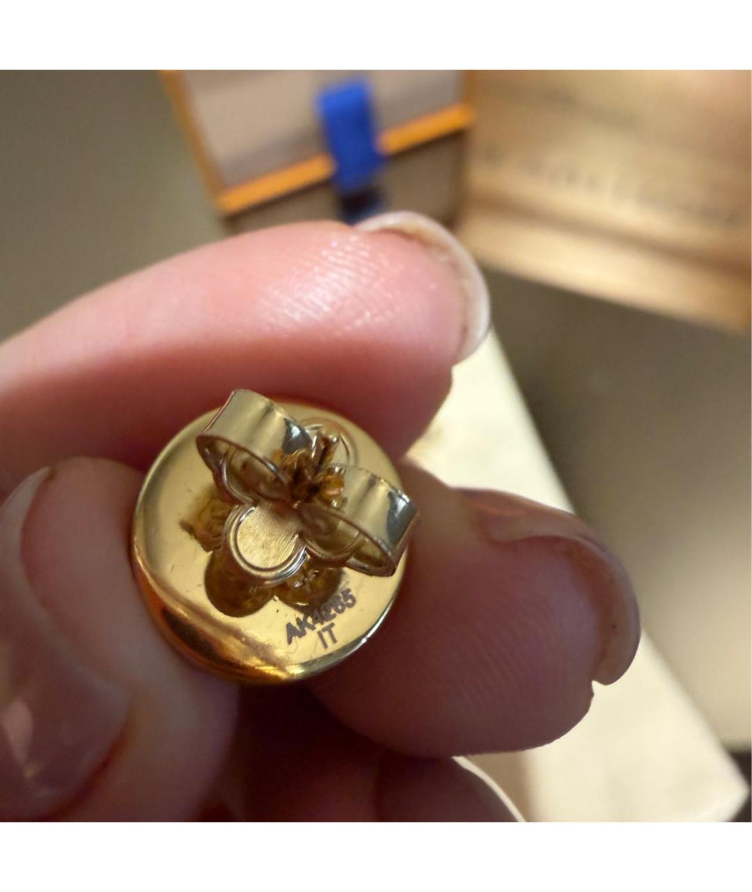 LOUIS VUITTON Мульти металлические серьги, фото 4