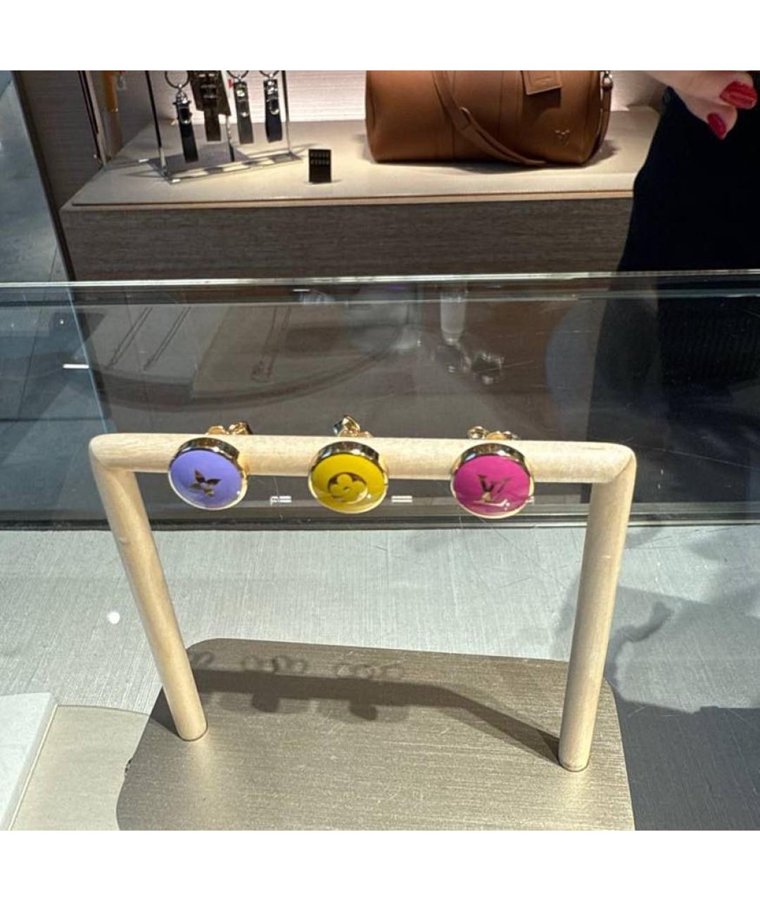 LOUIS VUITTON Мульти металлические серьги, фото 5