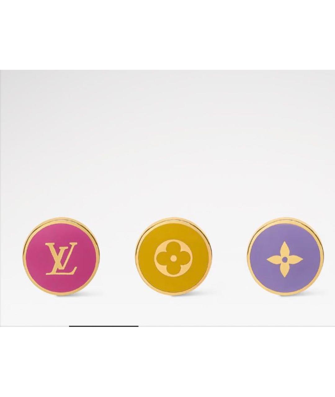 LOUIS VUITTON Мульти металлические серьги, фото 8