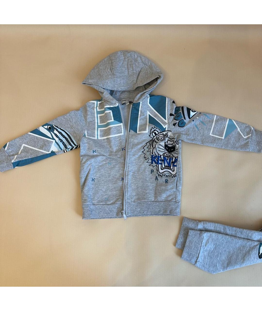 KENZO Серый хлопковый комплект, фото 3