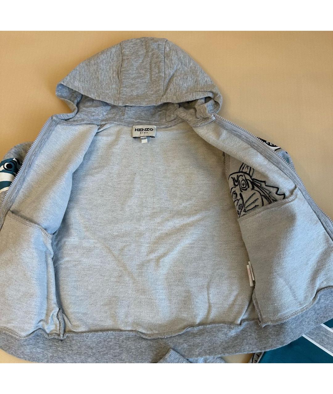 KENZO Серый хлопковый комплект, фото 5