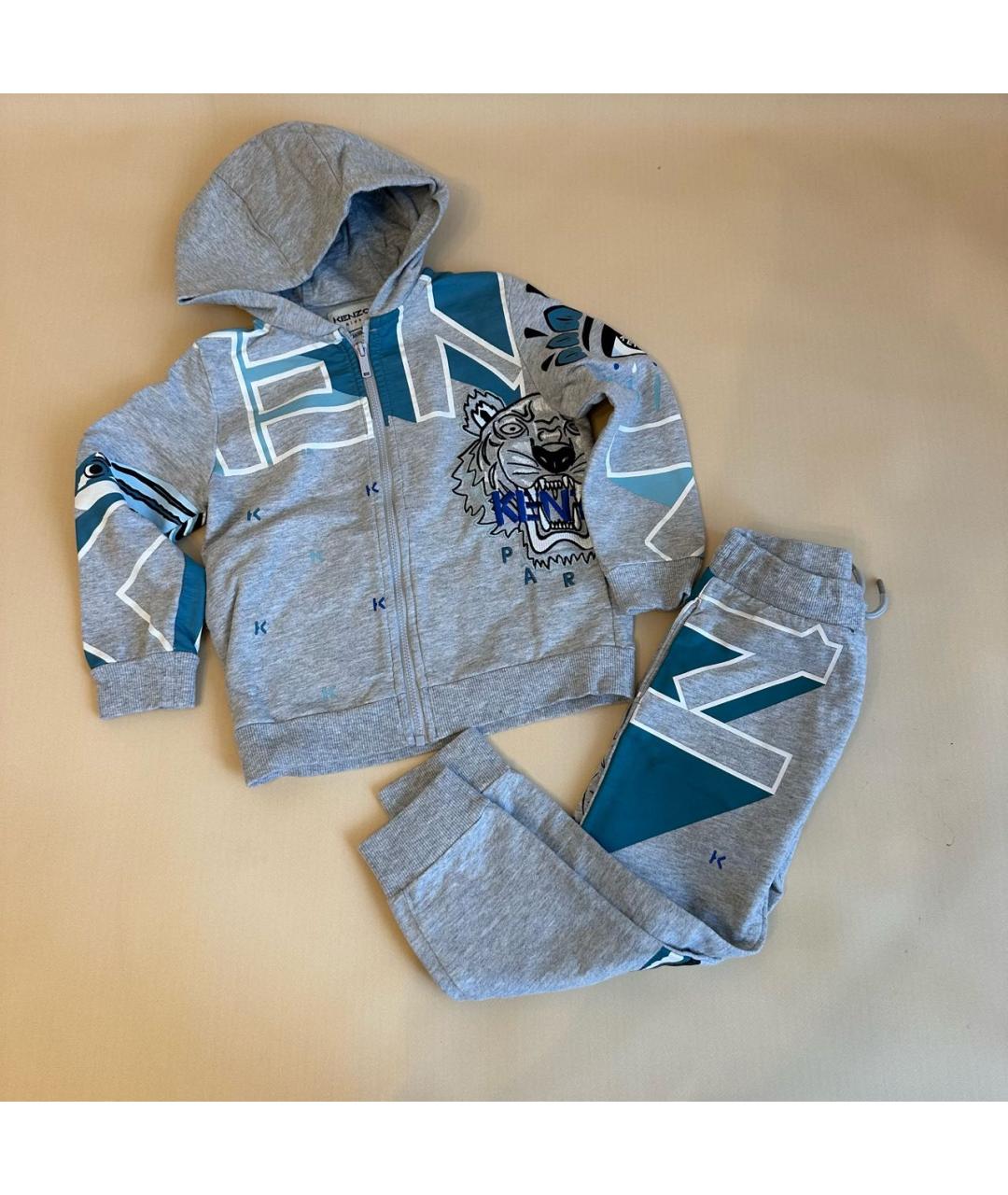 KENZO Серый хлопковый комплект, фото 2