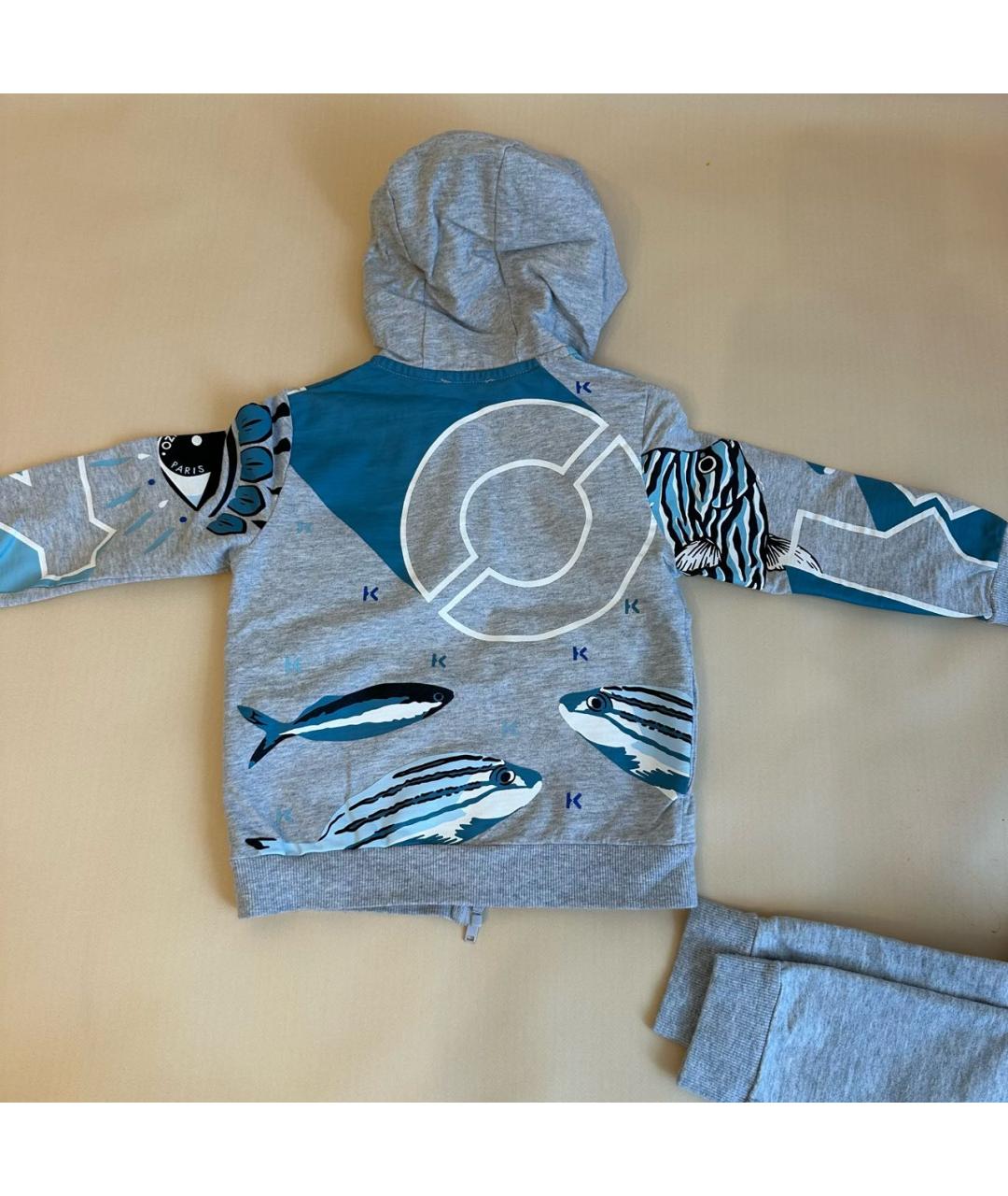 KENZO Серый хлопковый комплект, фото 4