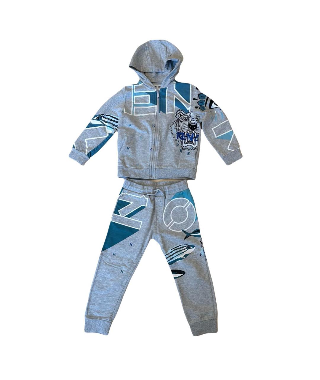 KENZO Серый хлопковый комплект, фото 9