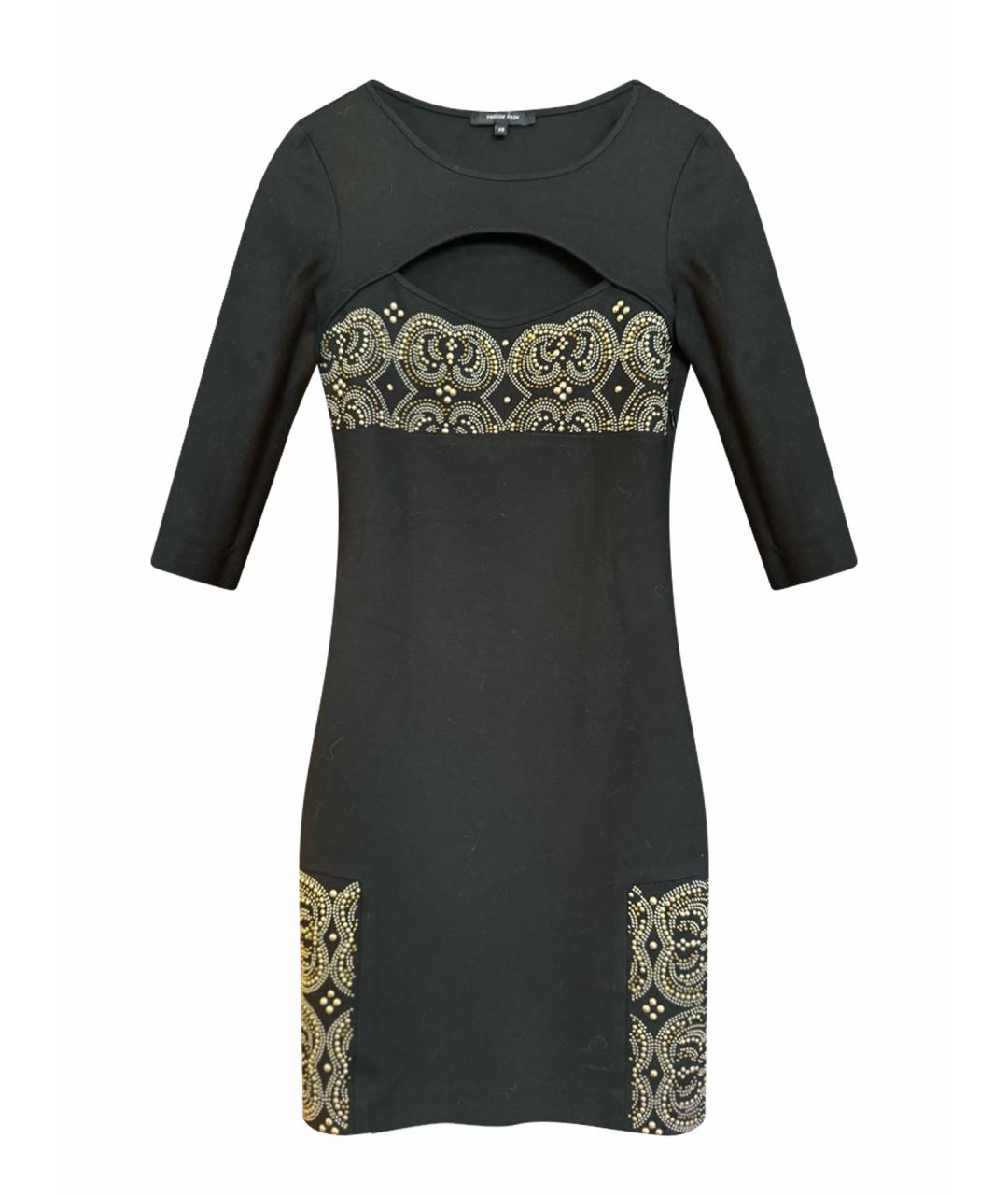 PHILIPP PLEIN Черное вискозное вечернее платье, фото 1