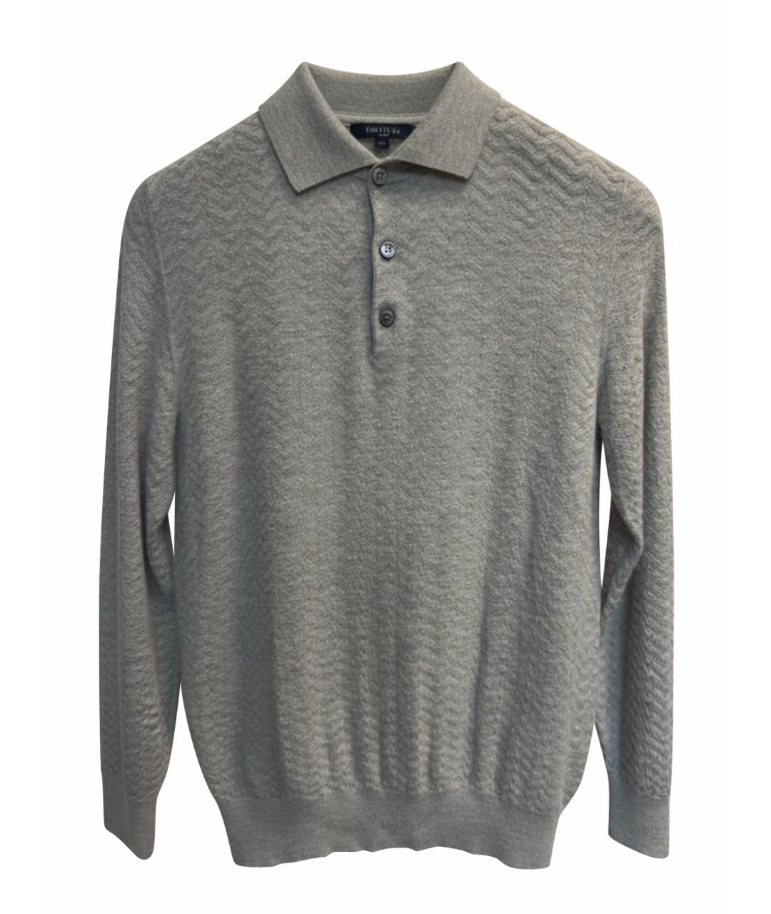 BRIONI Серый кашемировый джемпер / свитер, фото 1