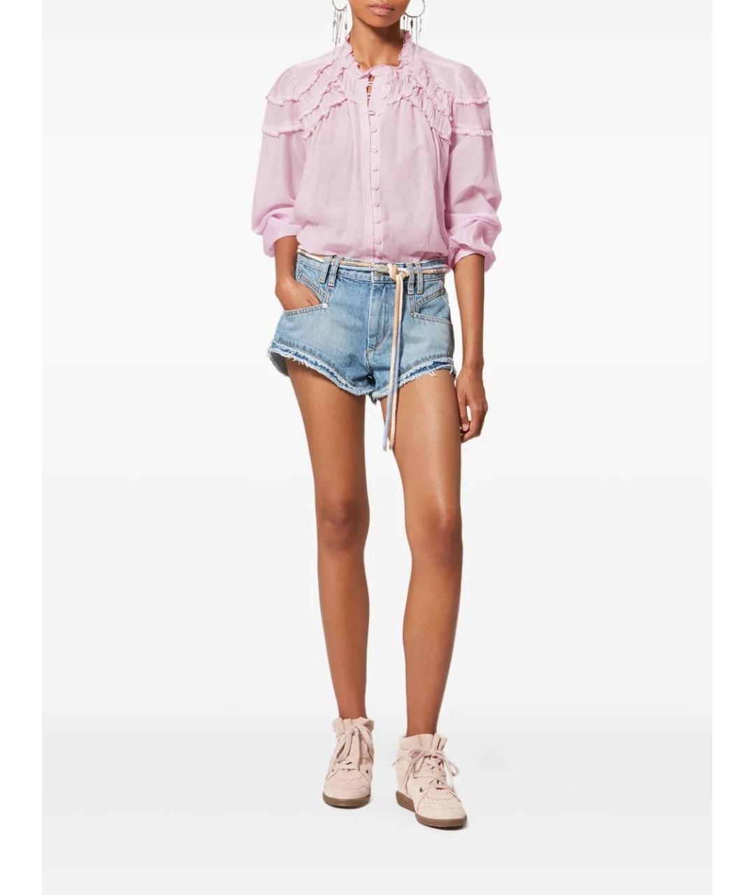 ISABEL MARANT Розовая хлопковая блузы, фото 2