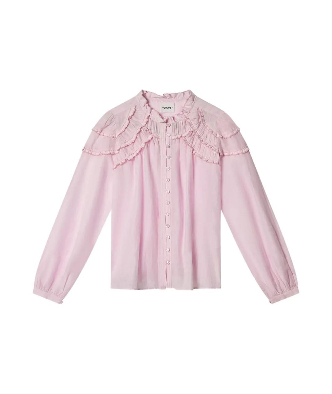 ISABEL MARANT Розовая хлопковая блузы, фото 1