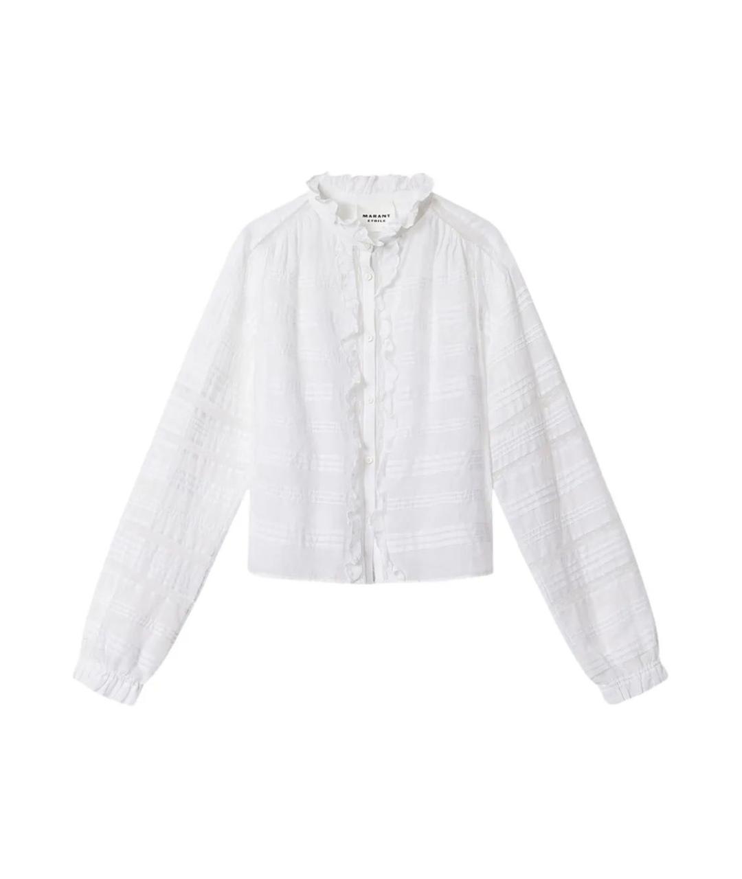 ISABEL MARANT Белая хлопковая рубашка, фото 1