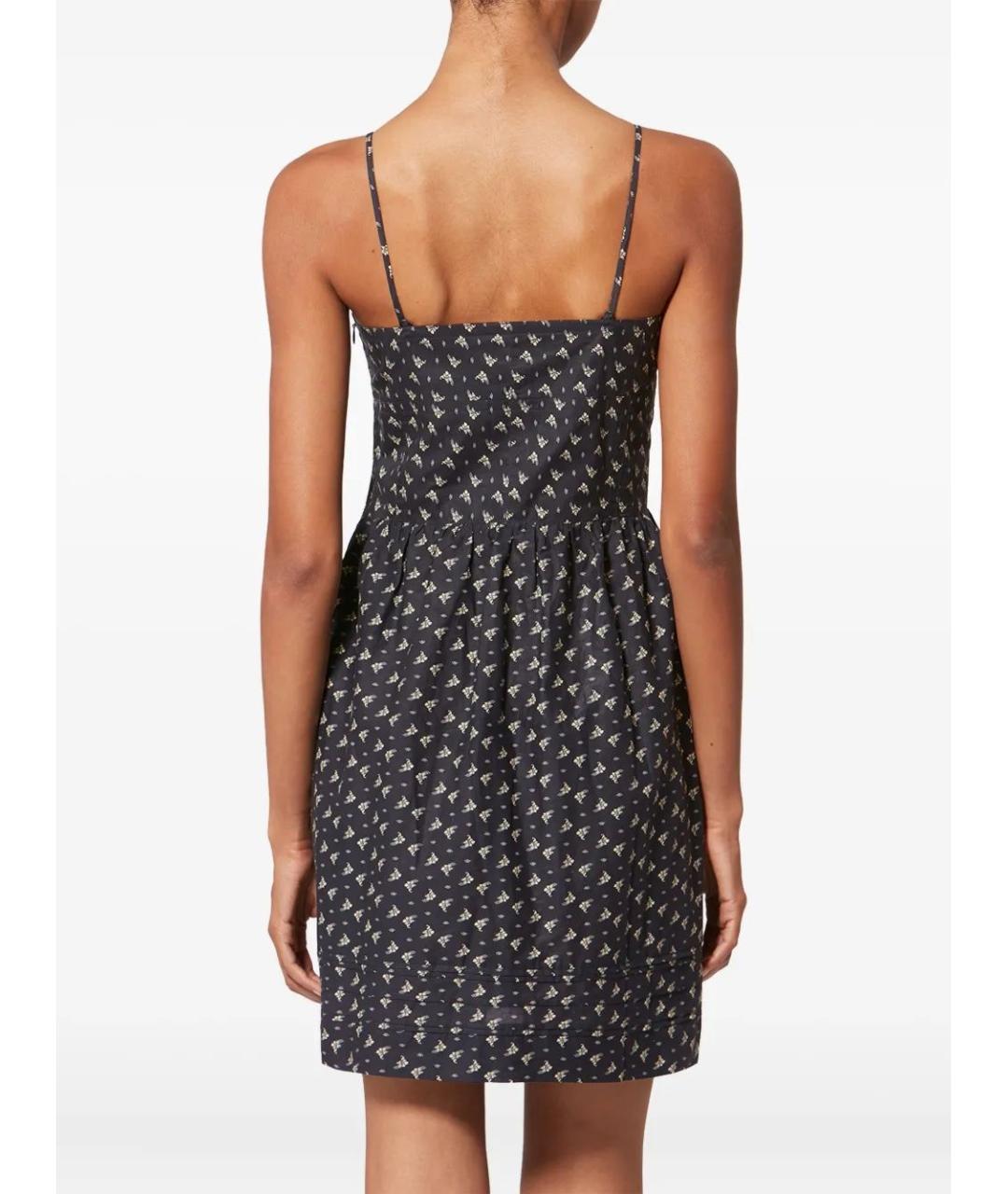 ISABEL MARANT Черное хлопковое повседневное платье, фото 4