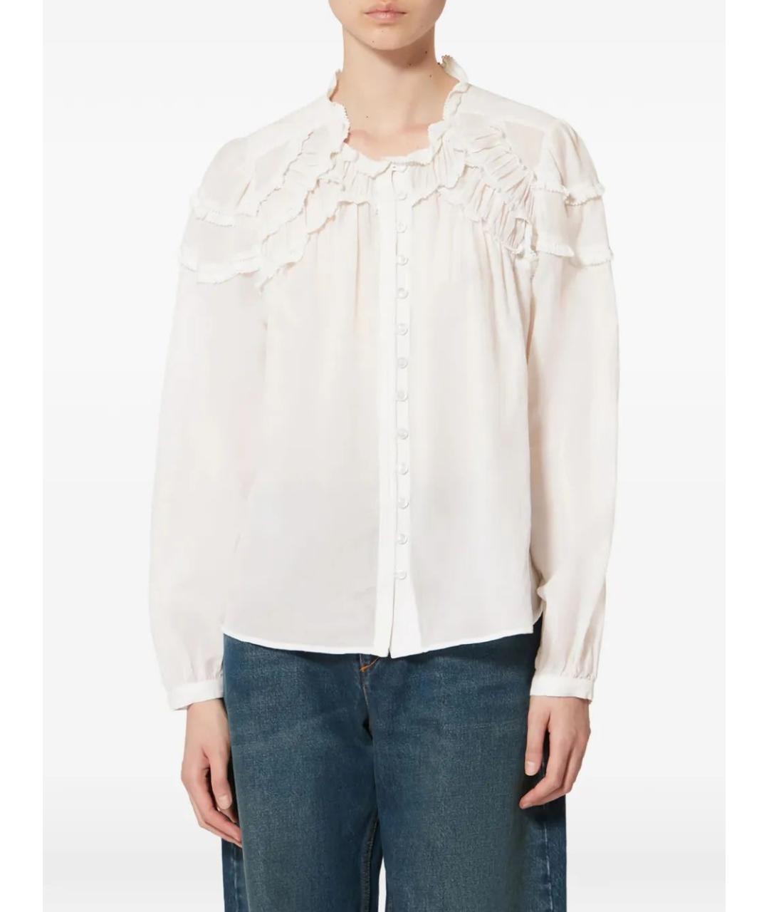 ISABEL MARANT Белая хлопковая блузы, фото 3